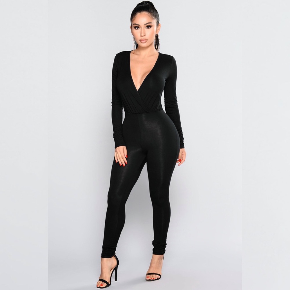 Fashion Nova Black Jumpsuit